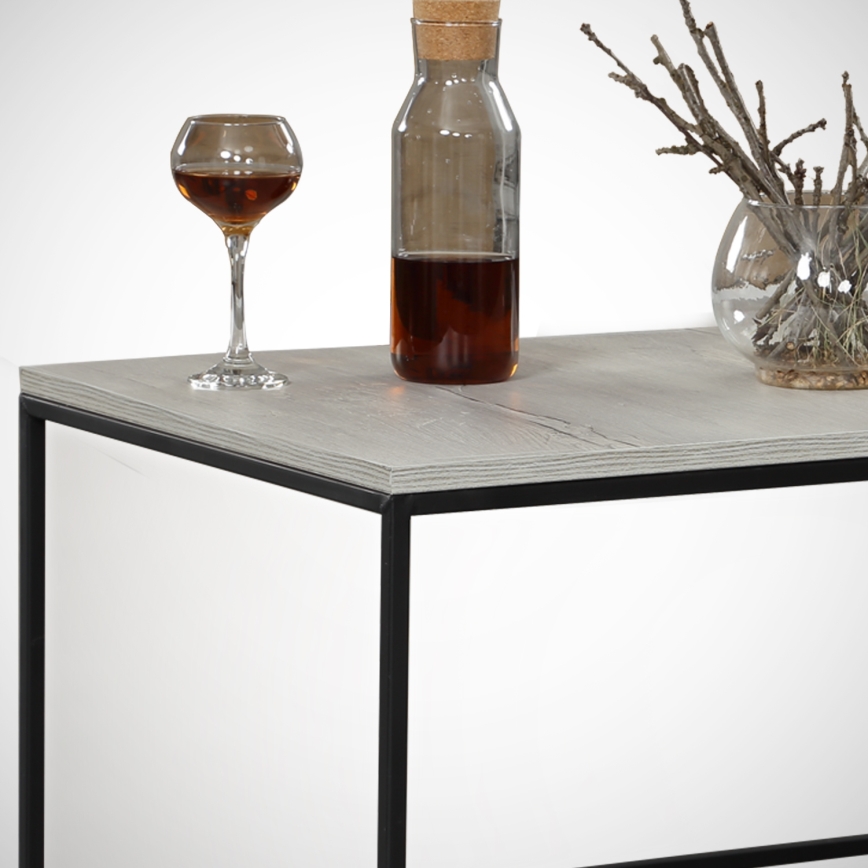 Mesa de centro COSCO 43x95 cm gris