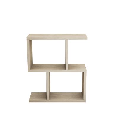 Mesa de centro CROS con acabado efecto mármol beige