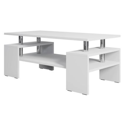 Mesa de centro CUBE 50x110 cm blanco