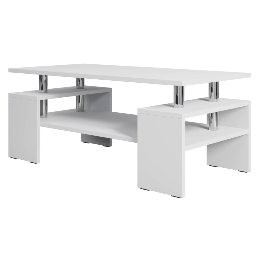 Mesa de centro CUBE 50x110 cm blanco