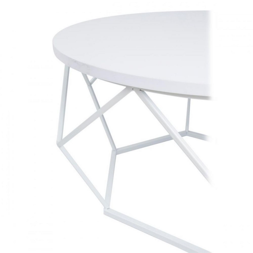 Mesa de centro DIAMOND 40x70 cm blanco