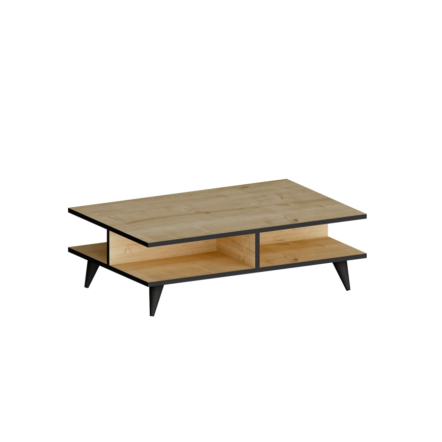 Mesa de centro DIAMOND marrón/negro