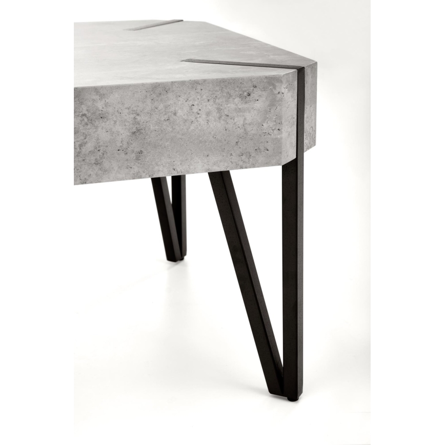 Mesa de centro EMILY 42x110 cm concreto