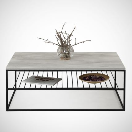 Mesa de centro ETNA 43x95 cm gris
