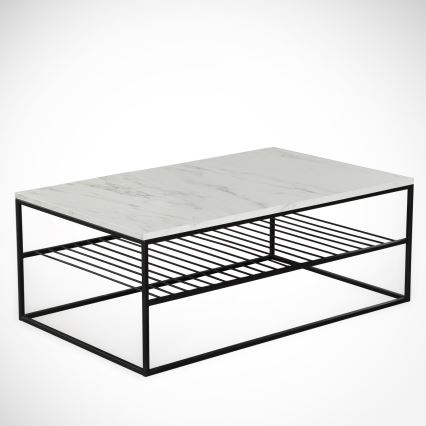 Mesa de centro ETNA 43x95 cm gris/negro