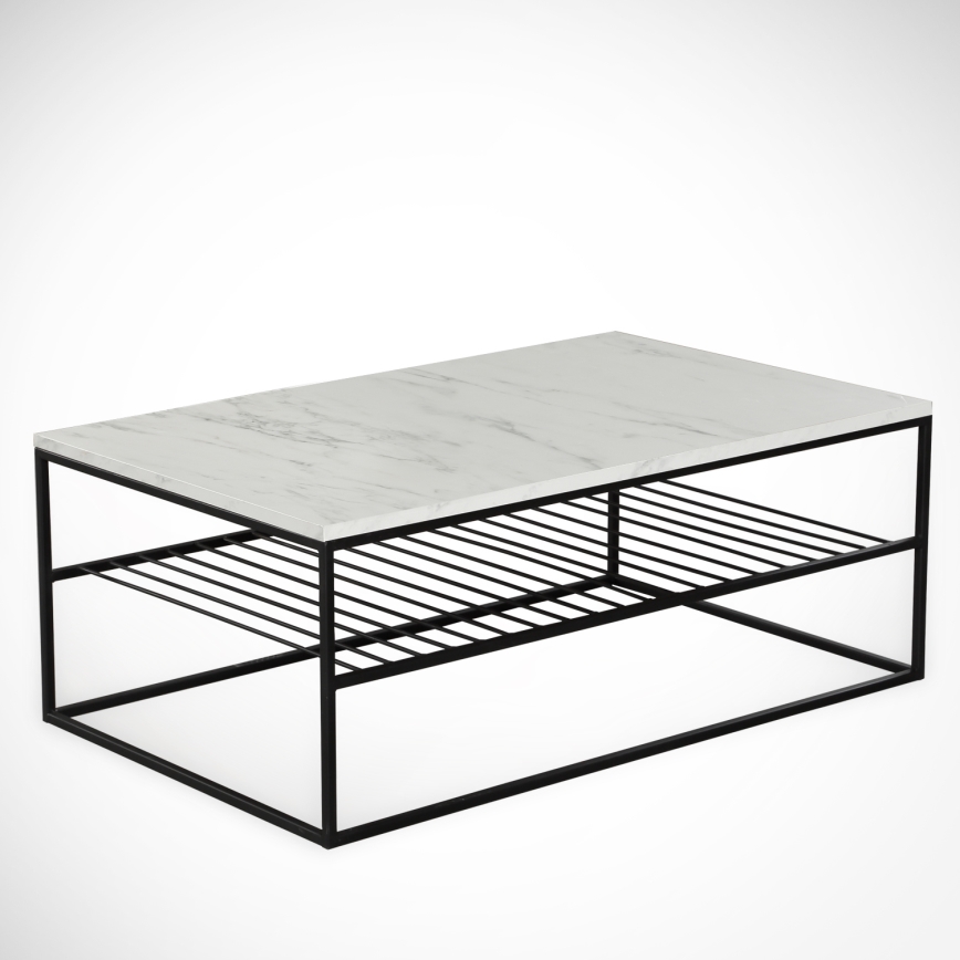 Mesa de centro ETNA 43x95 cm gris/negro