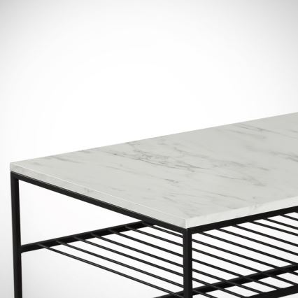 Mesa de centro ETNA 43x95 cm gris/negro