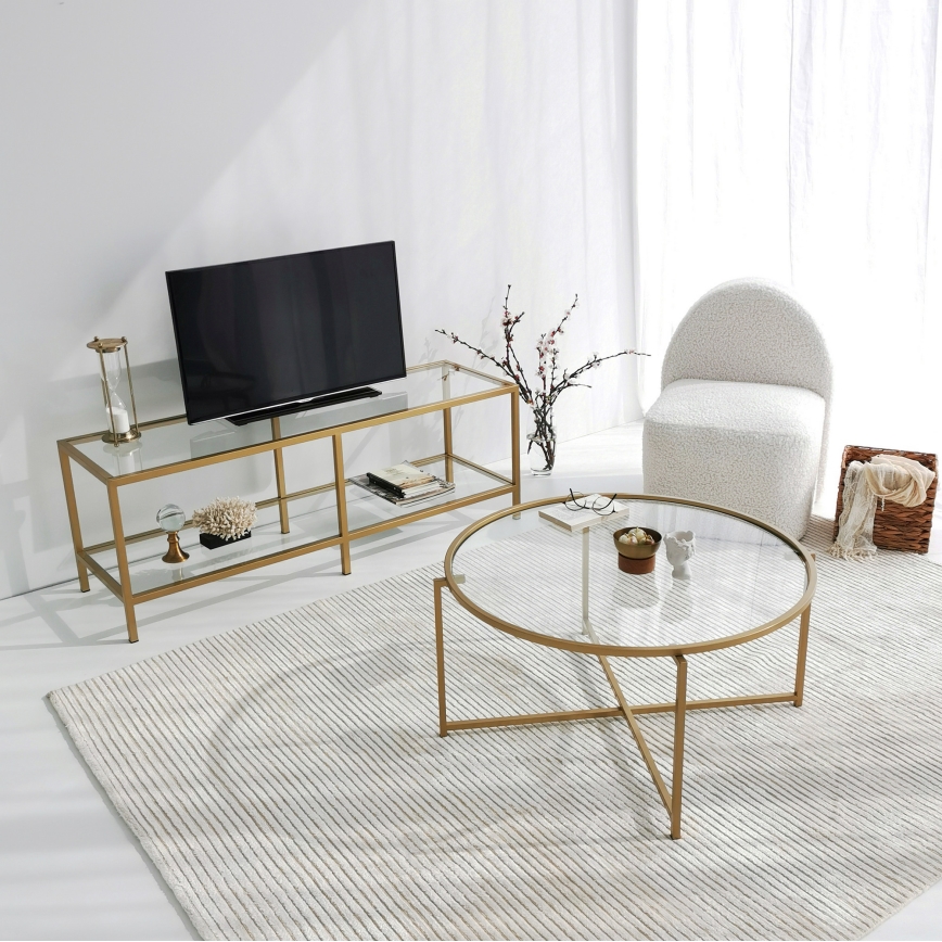 Mesa de centro GOLD SUN 40x83 cm dorado