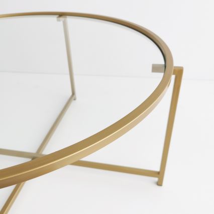 Mesa de centro GOLD SUN 40x83 cm dorado