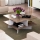 Mesa de centro HAMTON 31,2x60 cm marrón/blanco