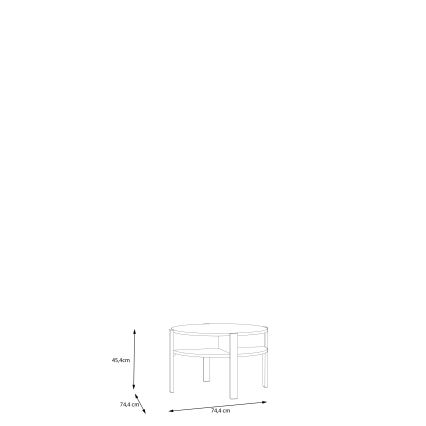 Mesa de centro INAR marrón