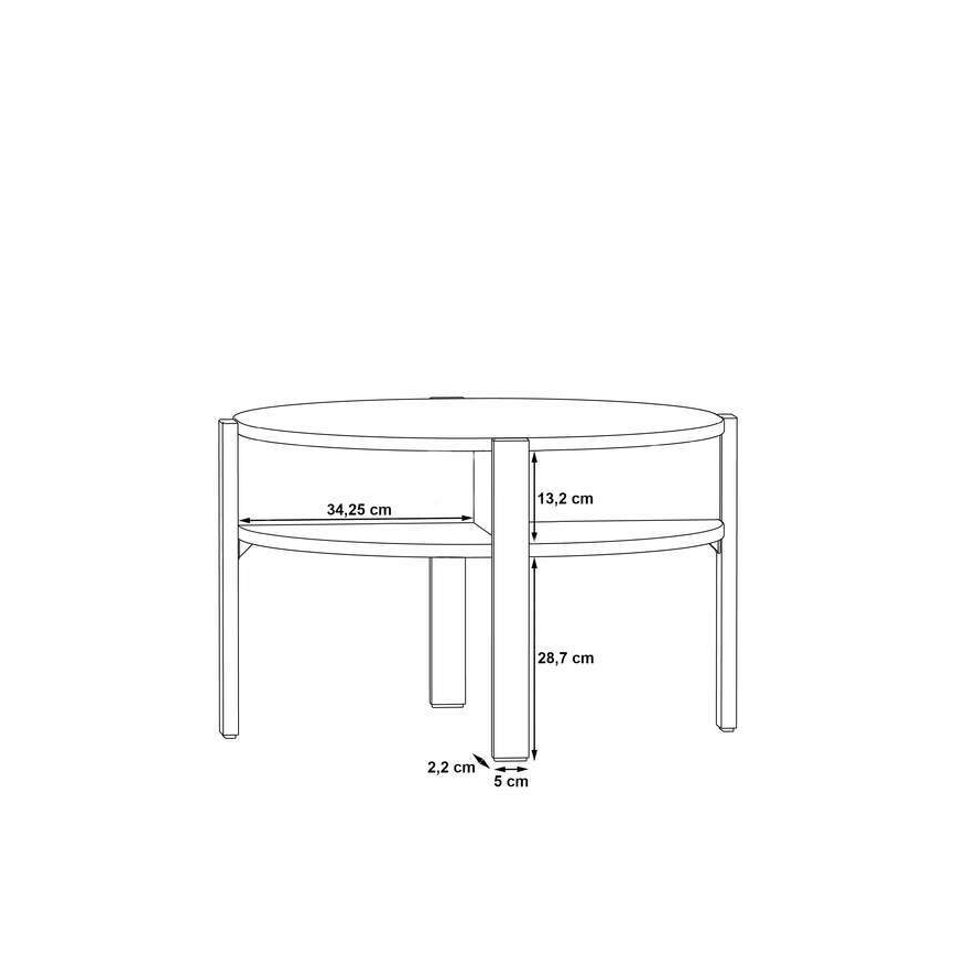 Mesa de centro INAR marrón