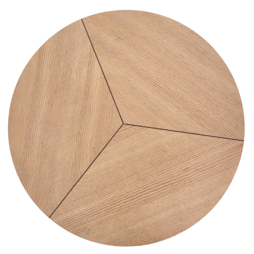 Mesa de centro KARIDA 41x80 cm beige/negro