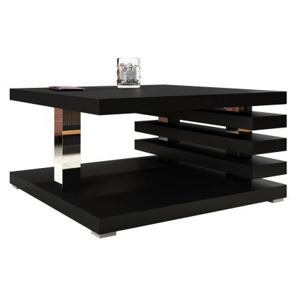Mesa de centro KYOTO 31x60 cm mate negro