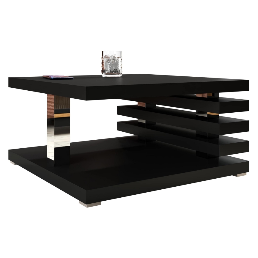 Mesa de centro KYOTO 31x60 cm mate negro