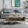 Mesa de centro LOIRE 40x100 cm beige/negro