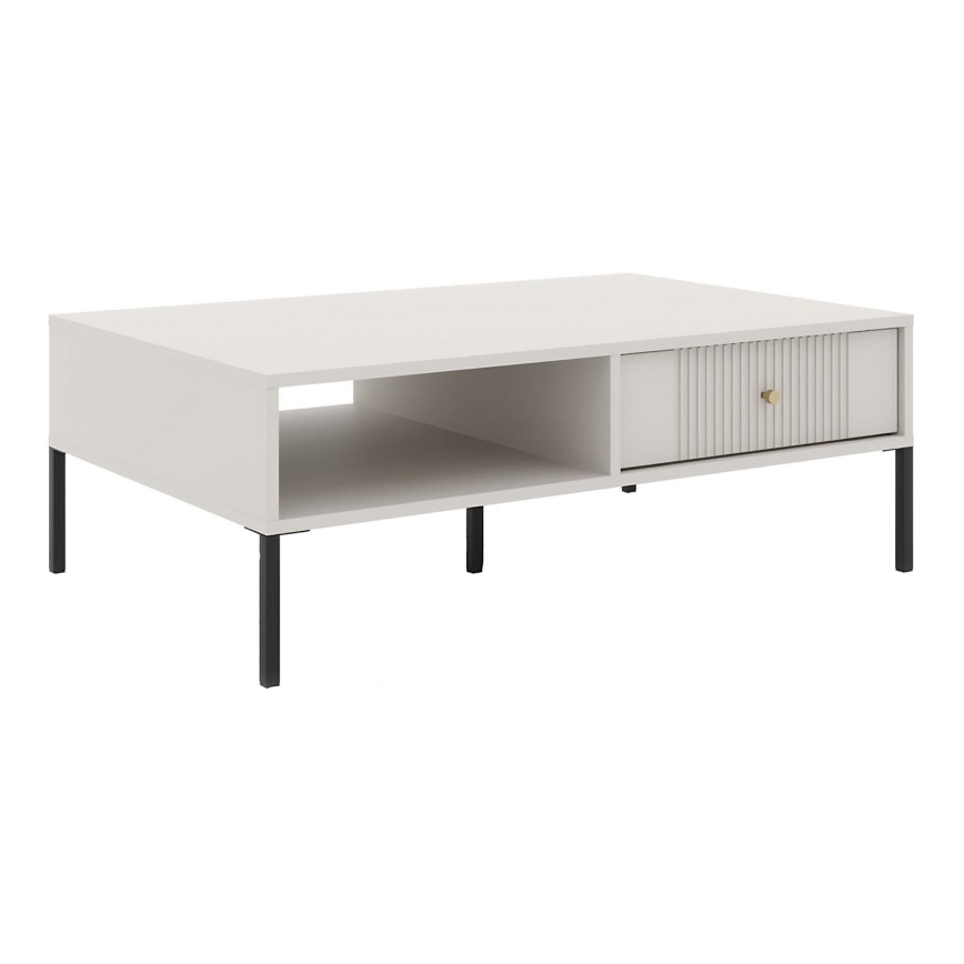 Mesa de centro LUE beige/negro