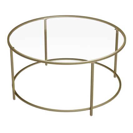 Mesa de centro LYRA dorada