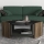Mesa de centro MARBEL 40x75 cm marrón/negro