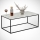 Mesa de centro MARMO 43x95 cm blanco/negro