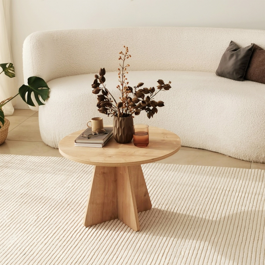 Mesa de centro MUSHROOM 40x60 cm roble zafiro