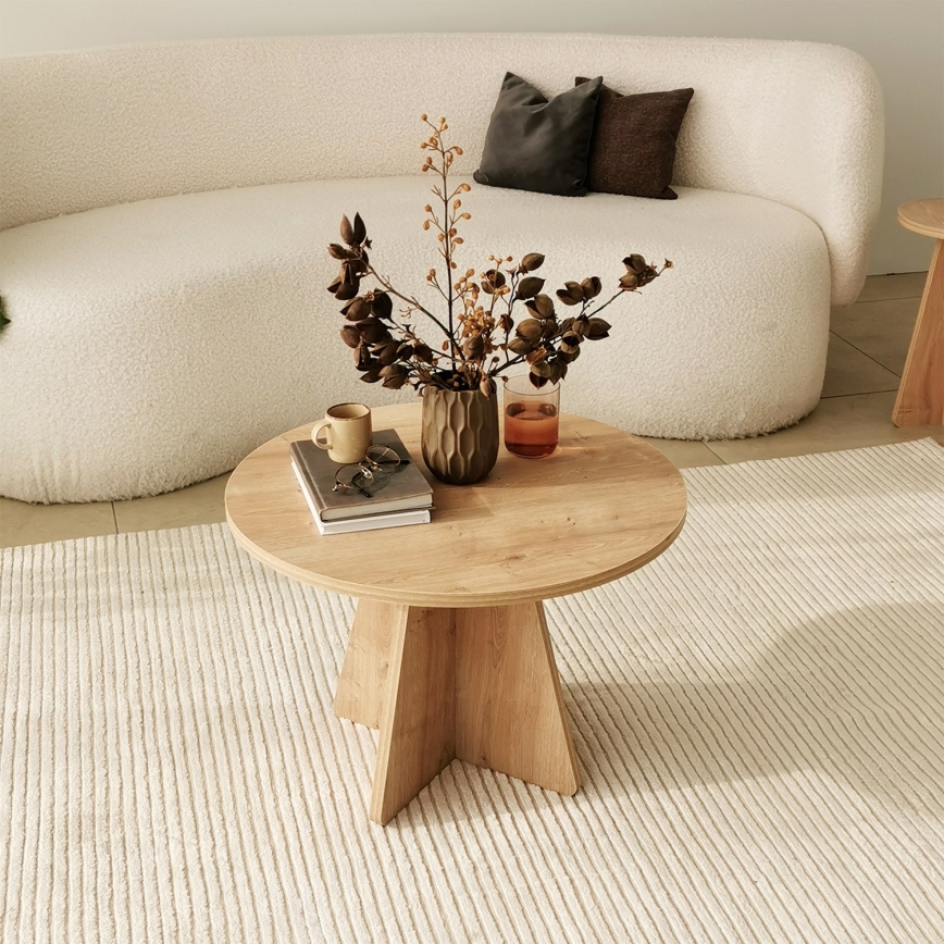 Mesa de centro MUSHROOM 40x60 cm roble zafiro