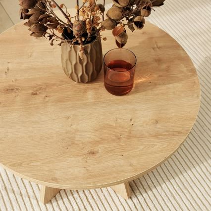 Mesa de centro MUSHROOM 40x60 cm roble zafiro