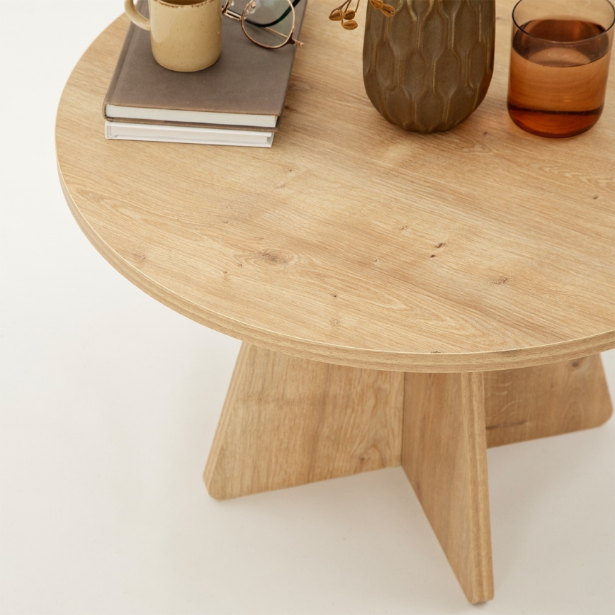 Mesa de centro MUSHROOM 40x60 cm roble zafiro