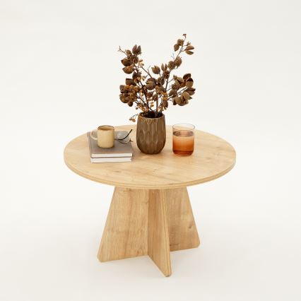 Mesa de centro MUSHROOM 40x60 cm roble zafiro