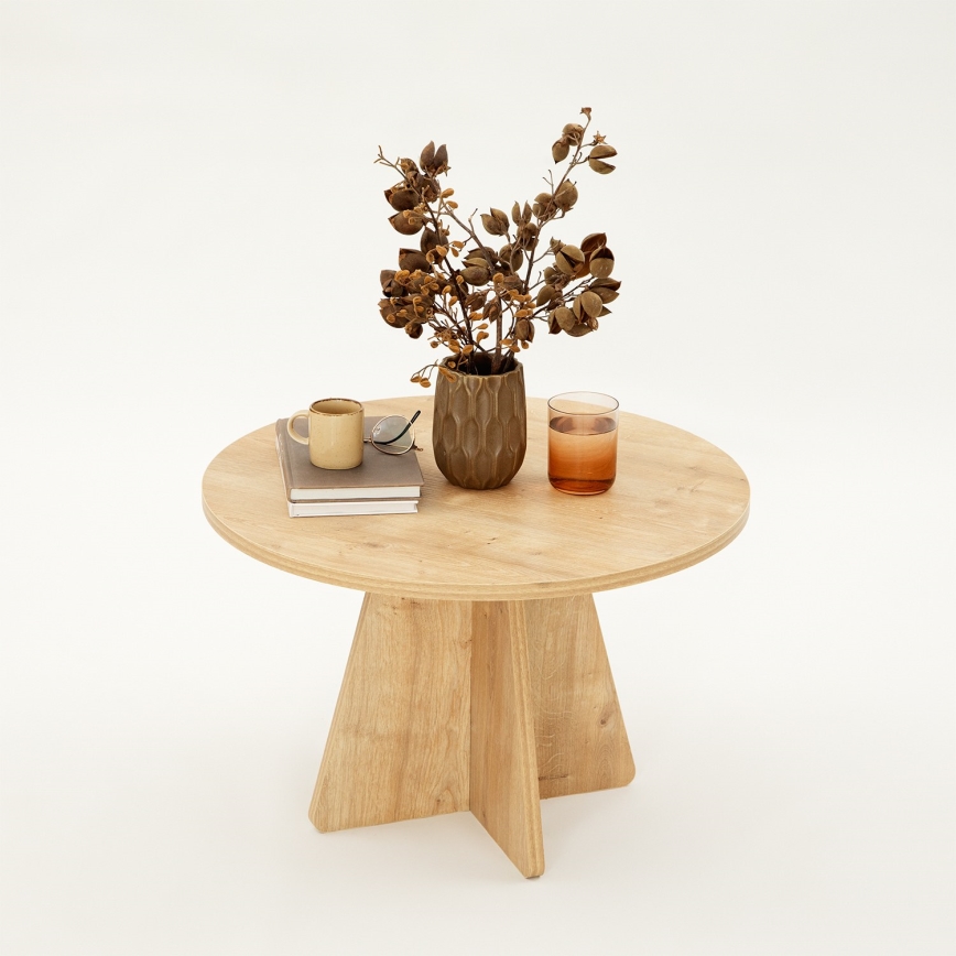 Mesa de centro MUSHROOM 40x60 cm roble zafiro