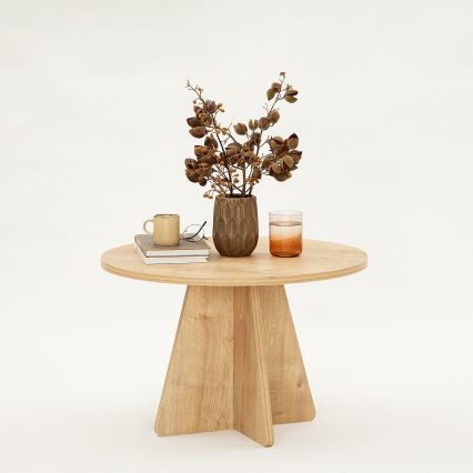 Mesa de centro MUSHROOM 40x60 cm roble zafiro
