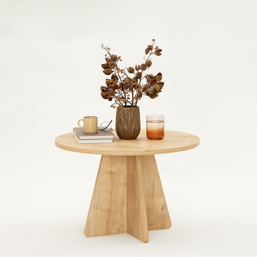 Mesa de centro MUSHROOM 40x60 cm roble zafiro