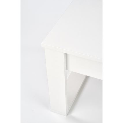 Mesa de centro con cajones NEA 52x110 cm blanco
