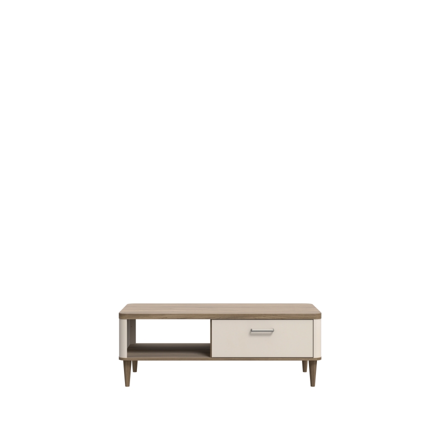 Mesa de centro NOR marrón/beige