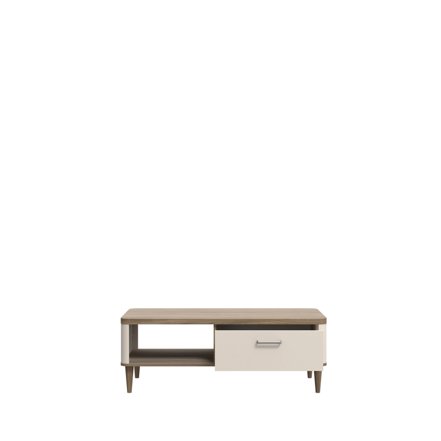 Mesa de centro NOR marrón/beige