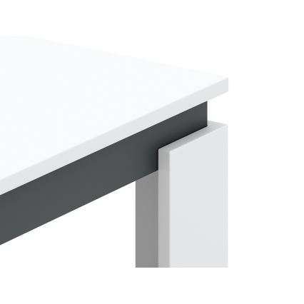 Mesa de centro OLAF blanca/antracita