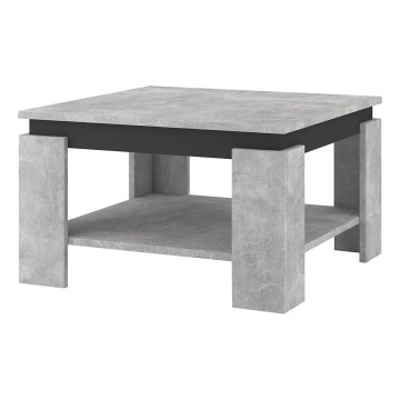 Mesa de centro OLAF gris hormigón/antracita