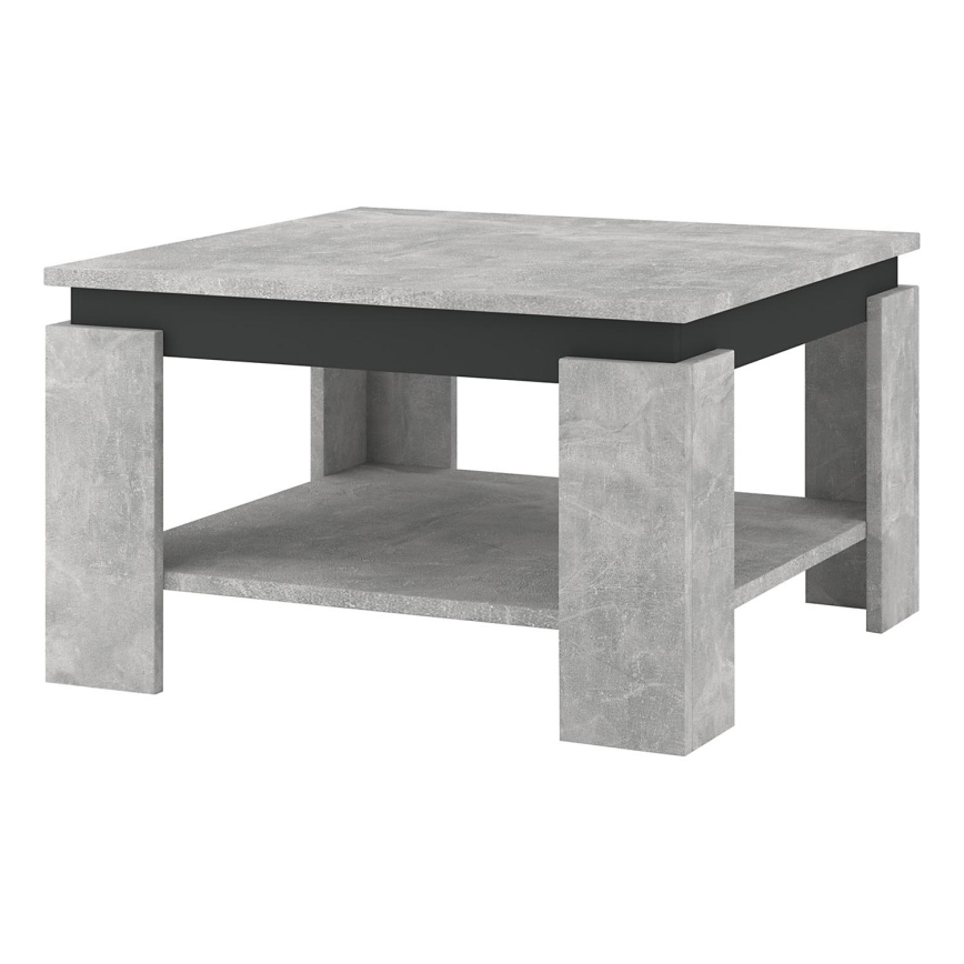 Mesa de centro OLAF gris hormigón/antracita
