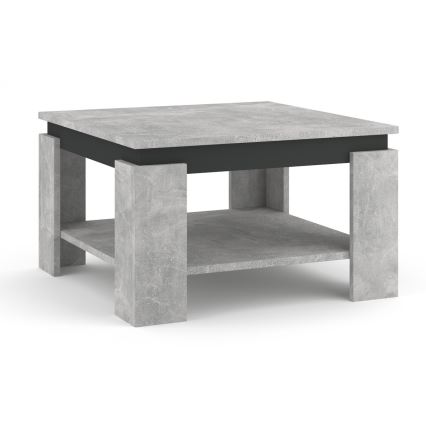 Mesa de centro OLAF gris hormigón/antracita