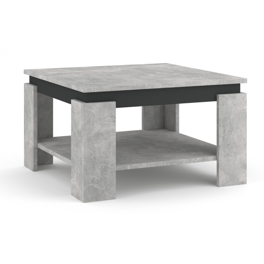 Mesa de centro OLAF gris hormigón/antracita