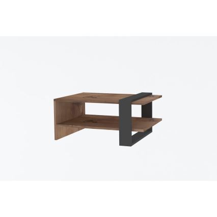 Mesa de centro OVA 35x80 cm marrón/antracita