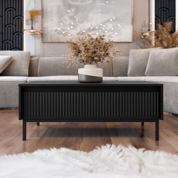Mesa de centro OZMI 40x100 cm negra