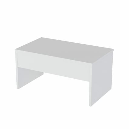 Mesa de centro plegable AKILLI 44,8x90 cm blanco