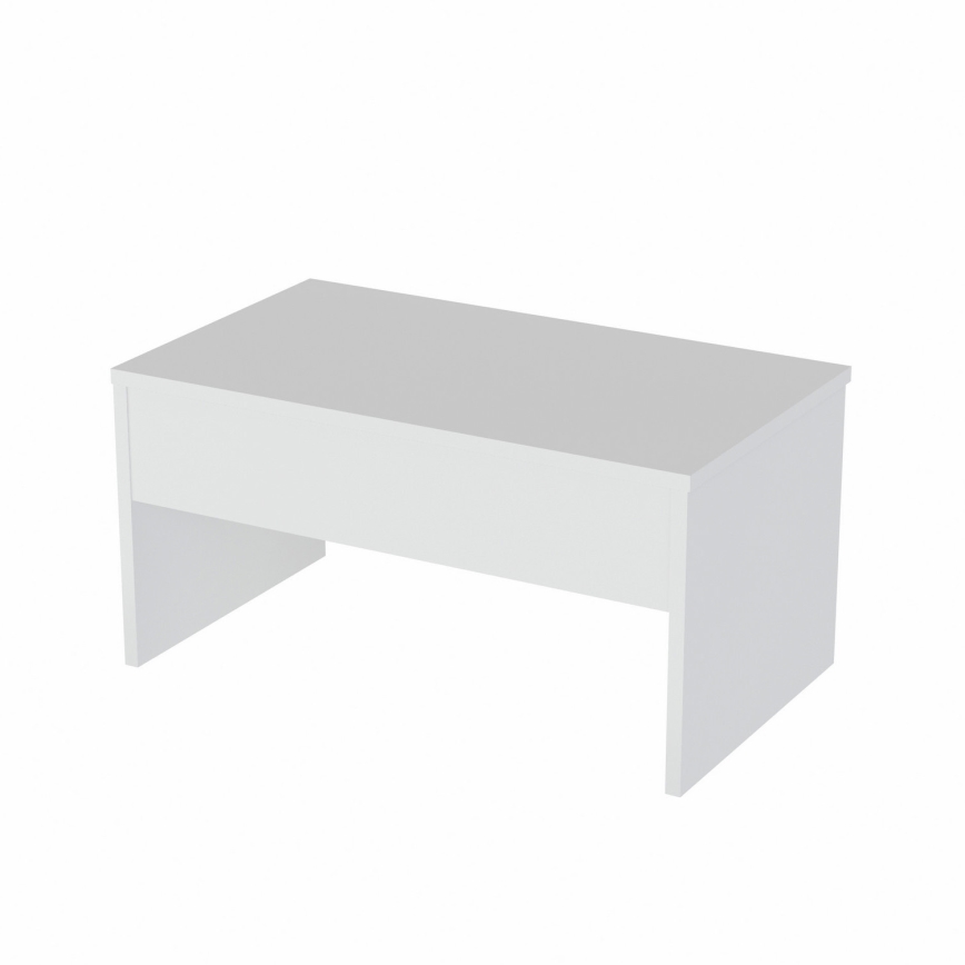 Mesa de centro plegable AKILLI 44,8x90 cm blanco