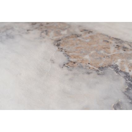 Mesa de centro PRIZMA 35x90 cm decoración de mármol