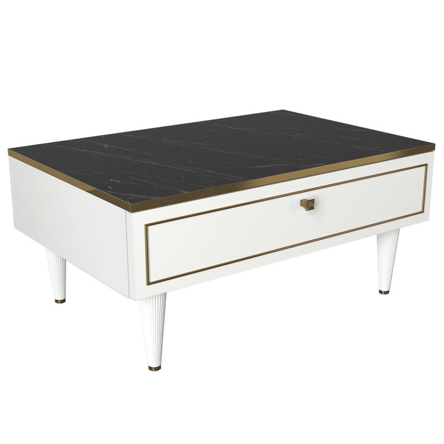 Mesa de centro RAVENNA 60x90 cm blanco
