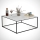Mesa de centro ROYAL 43x75 cm blanco/negro