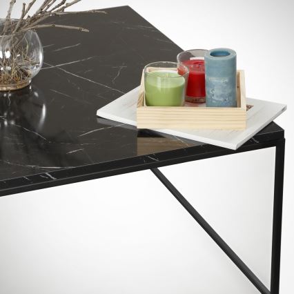 Mesa de centro ROYAL 43x75 cm negro