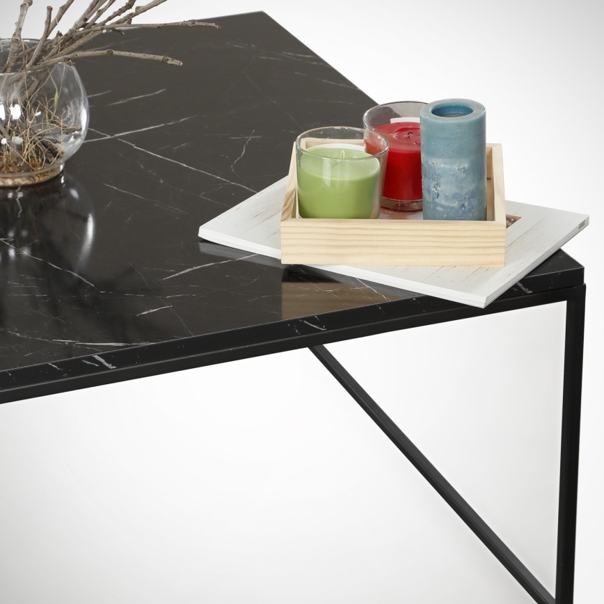 Mesa de centro ROYAL 43x75 cm negro