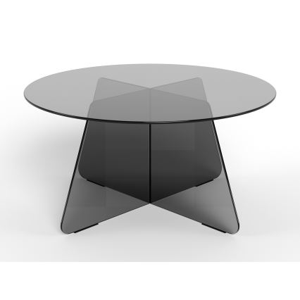 Mesa de centro SANOS 80 cm gris ahumado